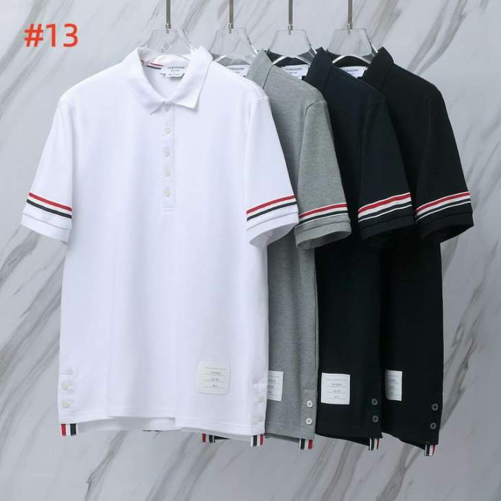 Picture of Thom Browne Polo Shirts Short _SKUThomBrowneM-2XL12yr2825433